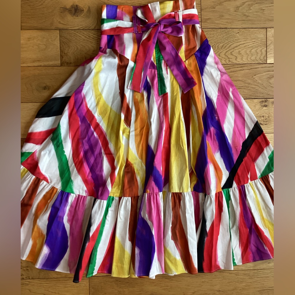 Stella Jean Multicolor Maxi Skirt - Picture 4 of 7
